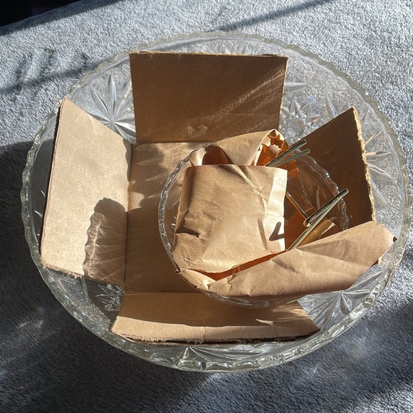 ✨ Vintage Anchor Hocking Chip & Dip Set ✨ Never Used ✨ - Picture 3 of 11